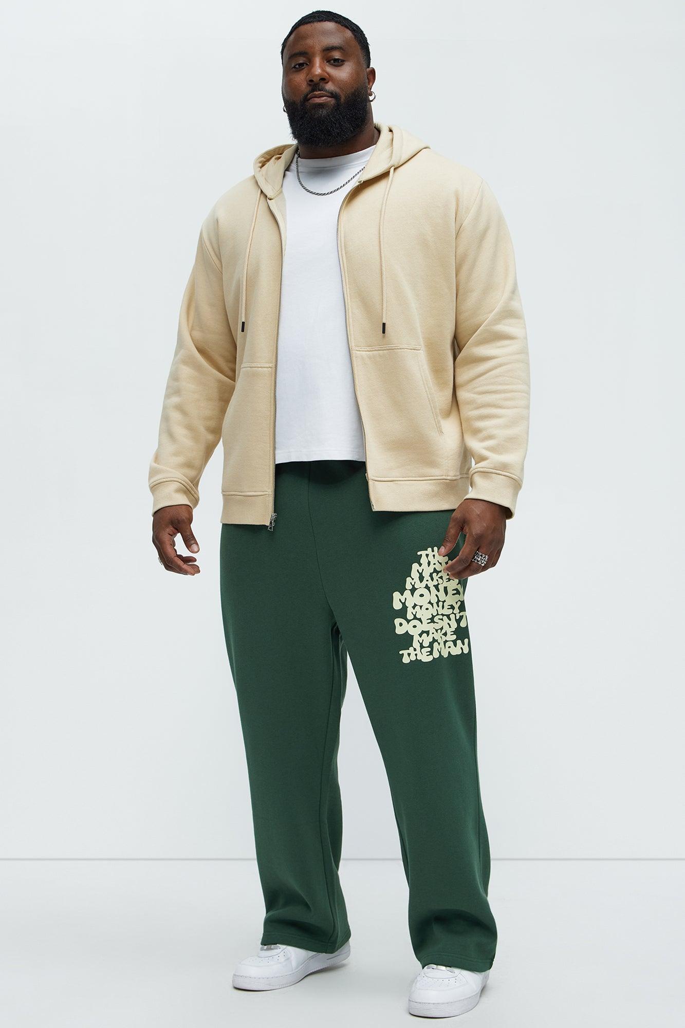 Tyson Make Money Straight Sweatpants - Green Product Image