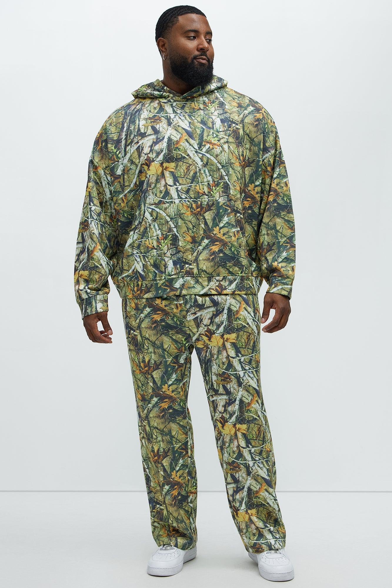 Deep Hills Camo Oversized Hoodie - Camouflage Product Image