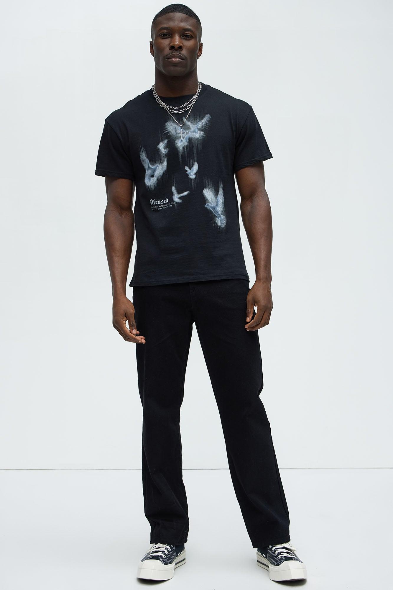 Blessed And Free Short Sleeve Tee - Black Product Image