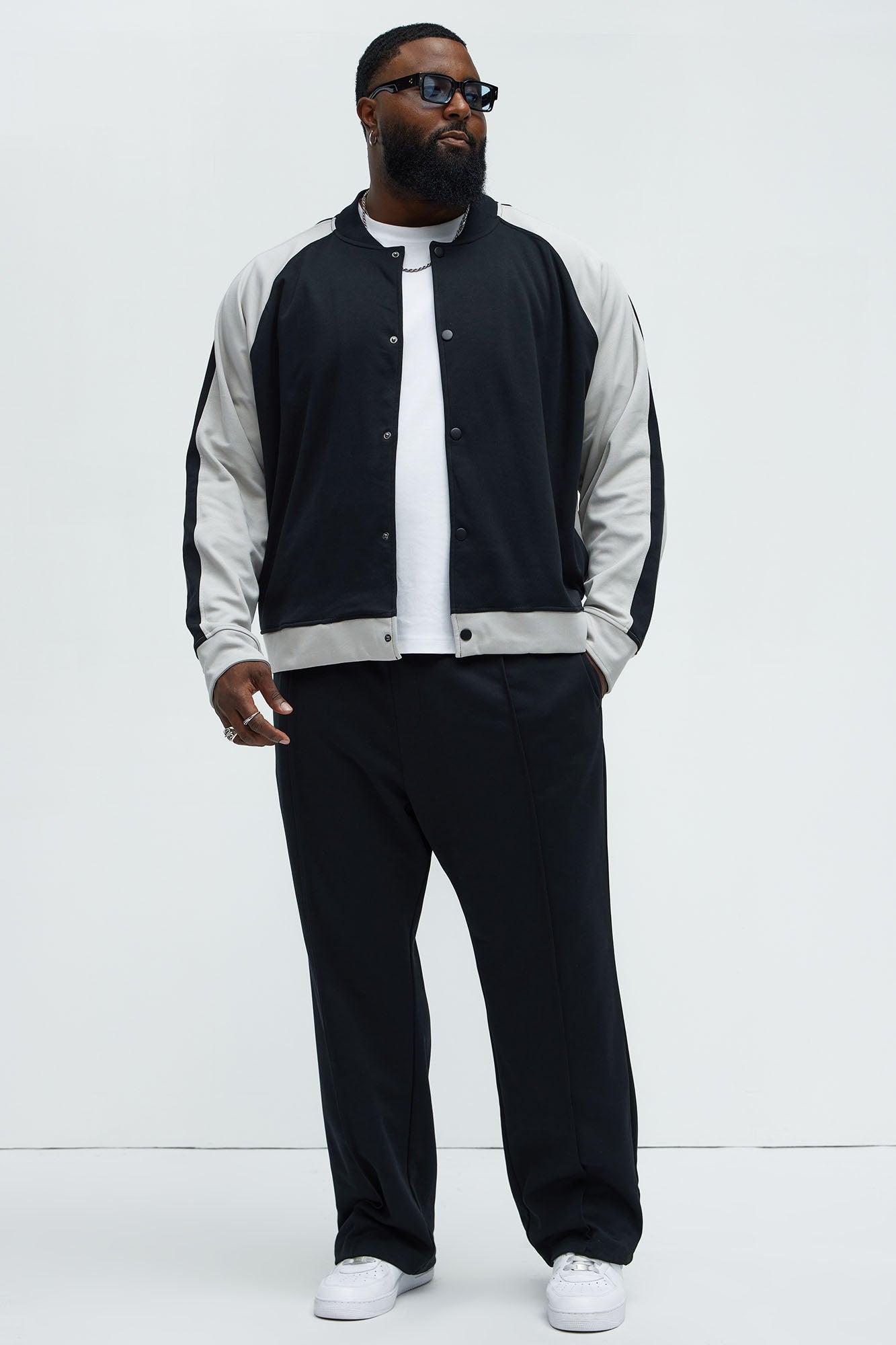 Ryan Interlock Bomber Jacket - Black Product Image