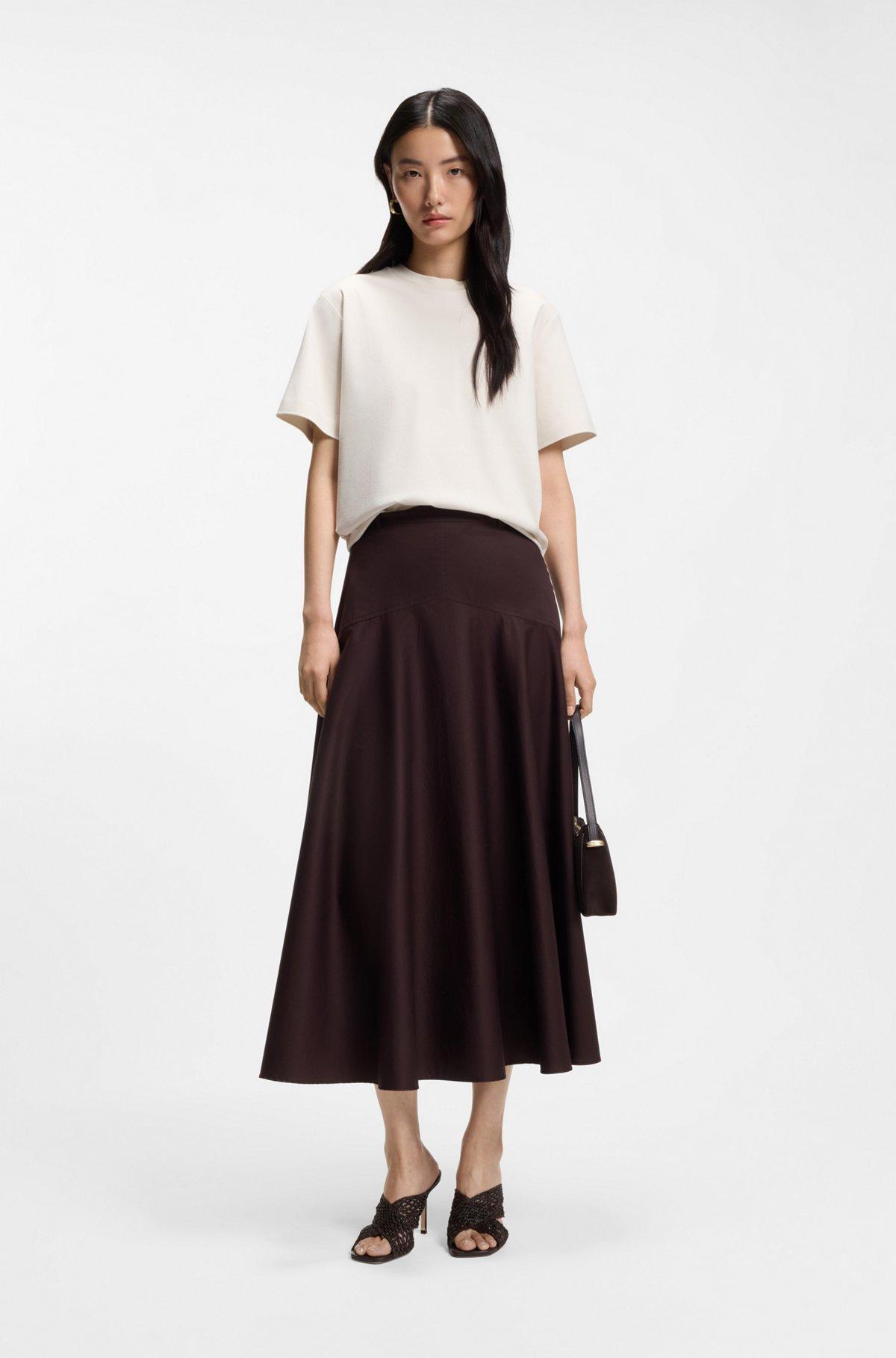 Relaxed-fit T-shirt in mercerized cotton Product Image