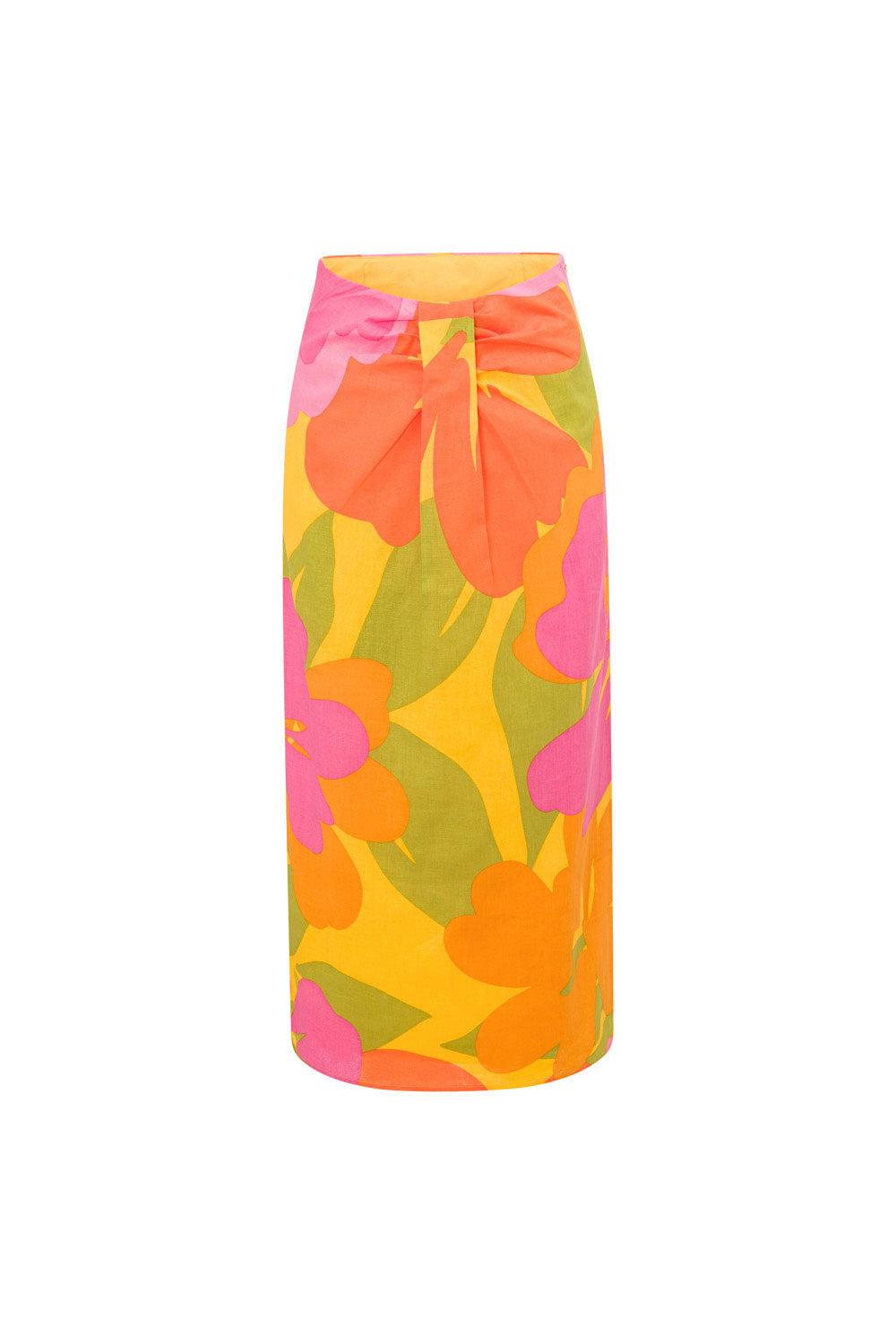 Monaco Skirt - Hibiscus Product Image