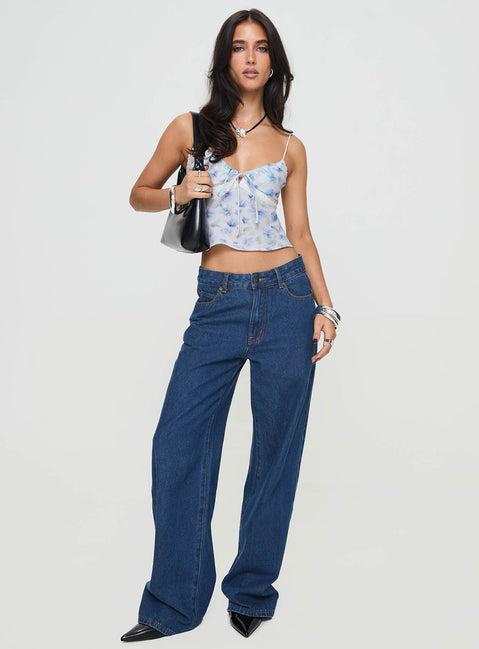 Karta Top White / Blue Product Image