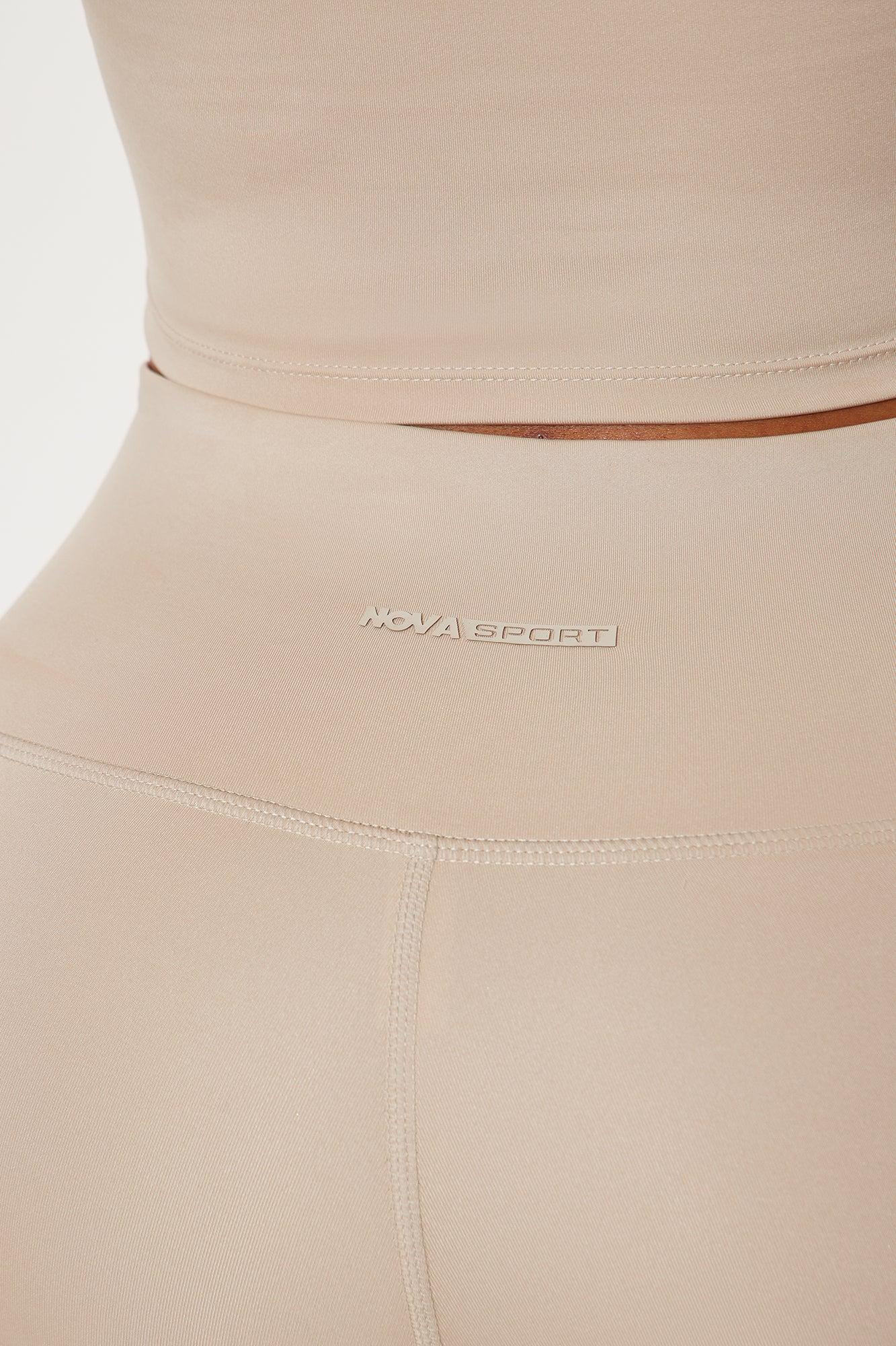 Vital Form 7/8 Elevate Active Legging - Light Taupe Product Image