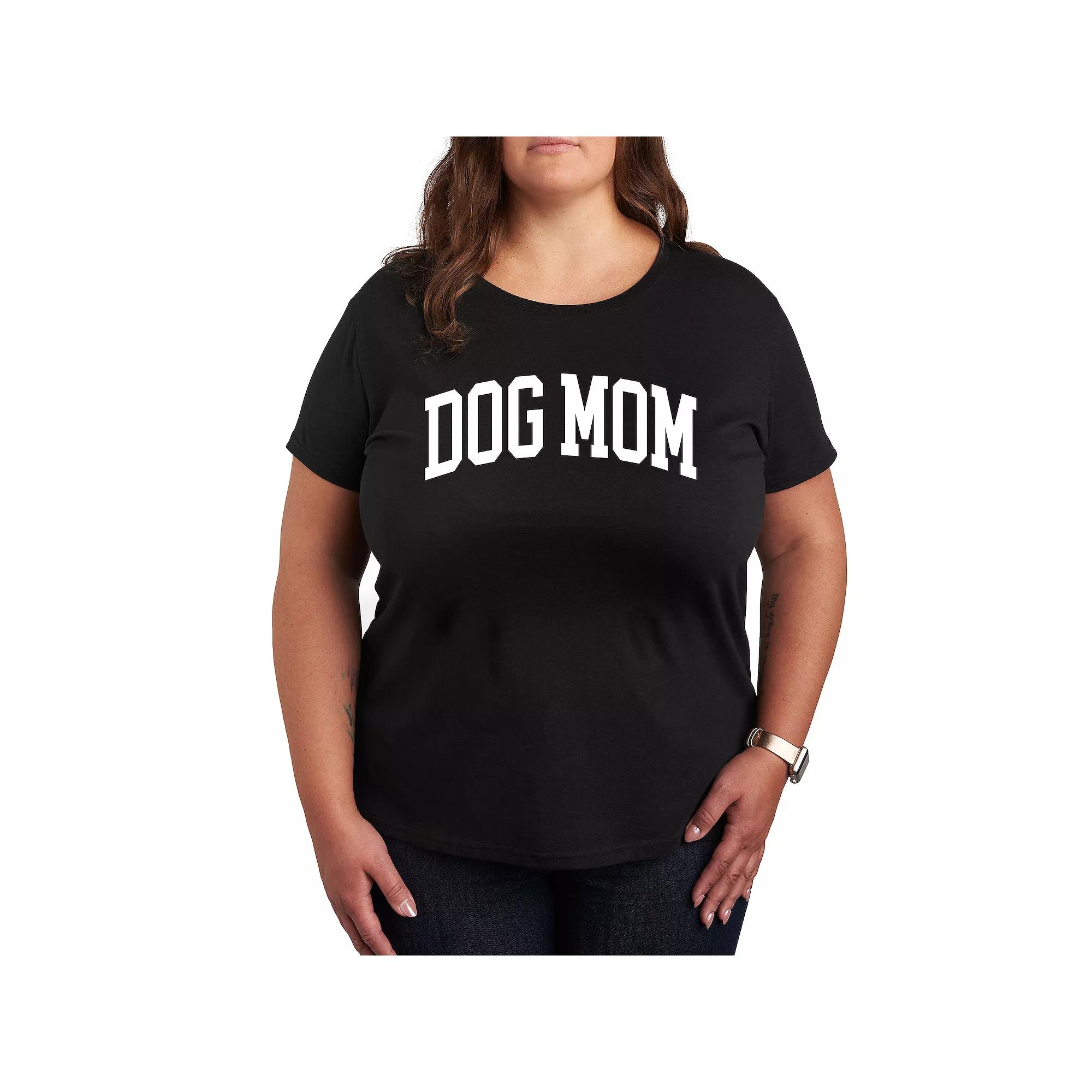 Women's Dog Mom Collegiate Graphic Tee, Girl's,  Product Image