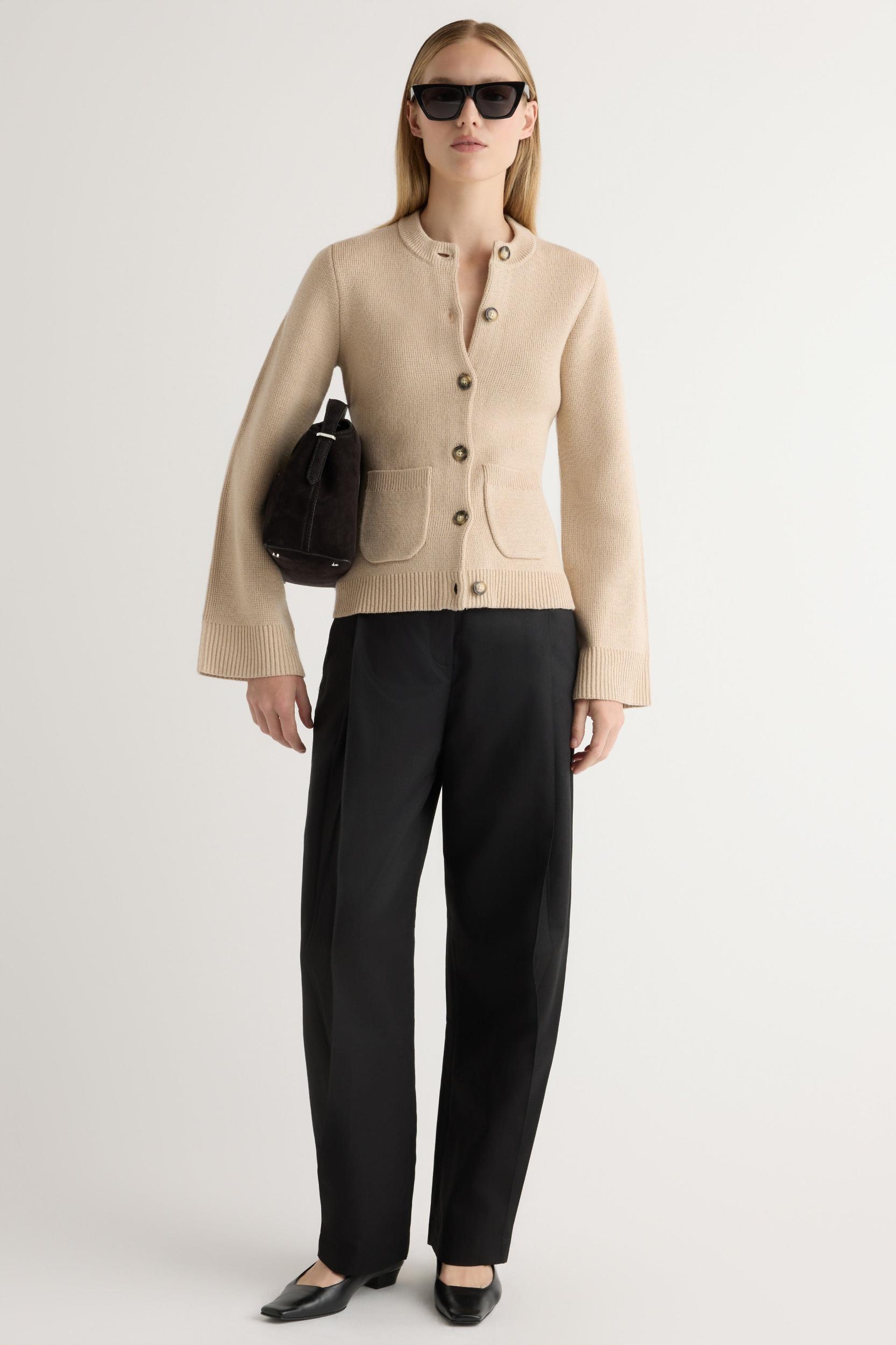 Lucia Tailored Barrel-Leg Pant Product Image