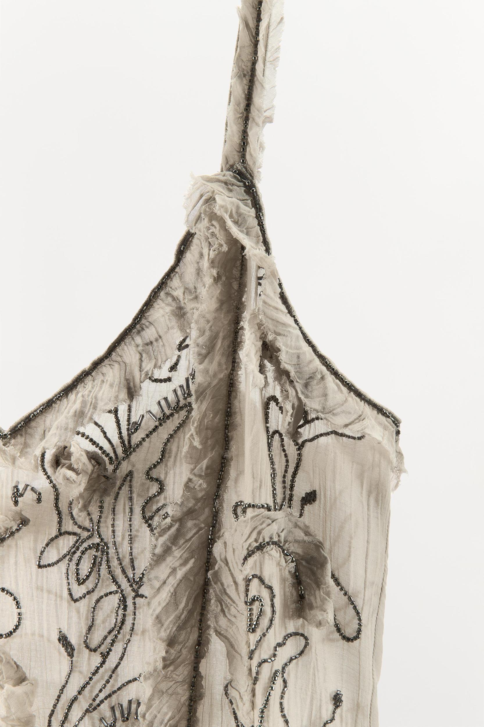 LIMITED EDITION BEADED WRINKLED EFFECT DRESS Product Image