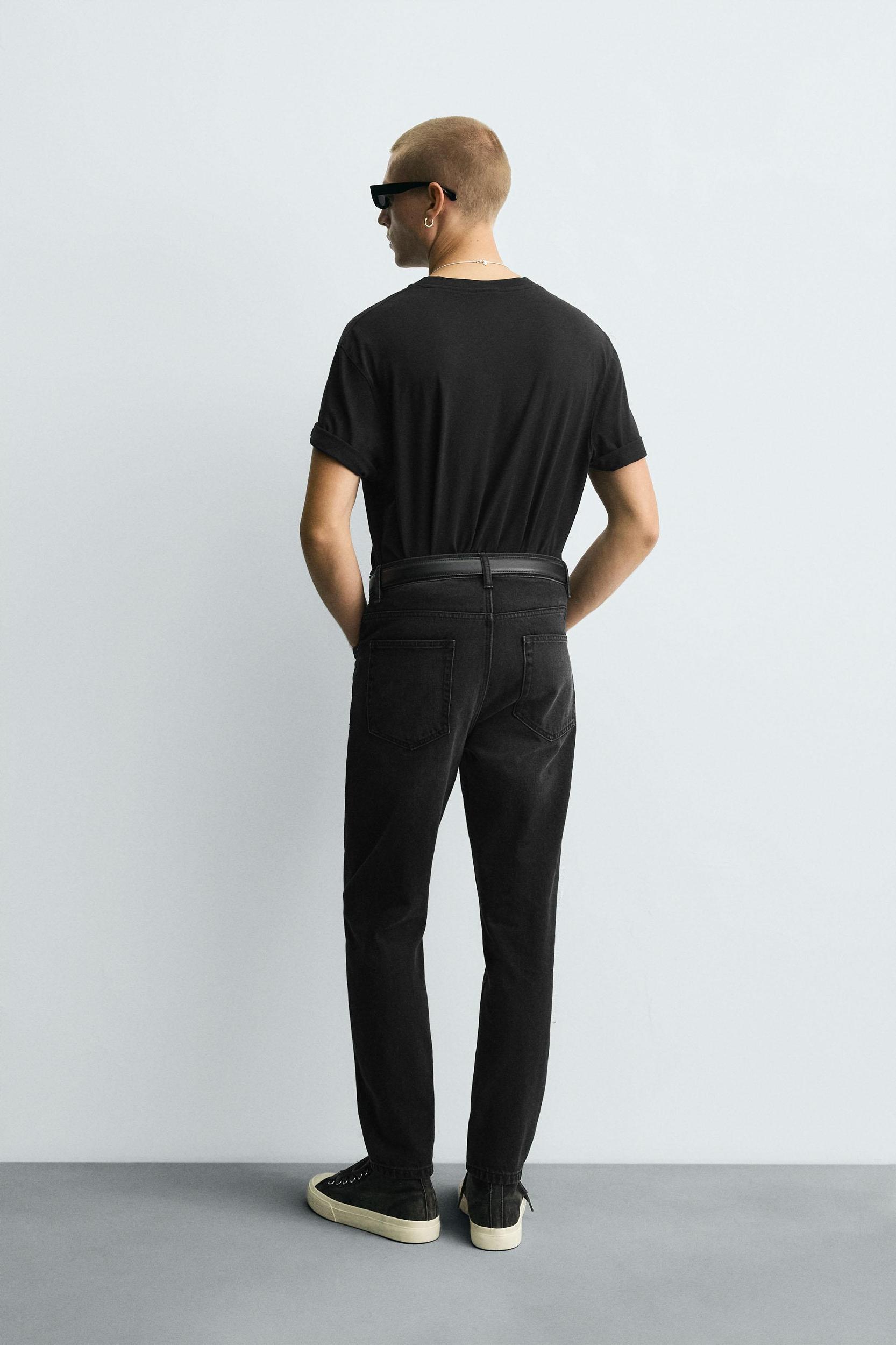 SLIM CROPPED FIT JEANS Product Image