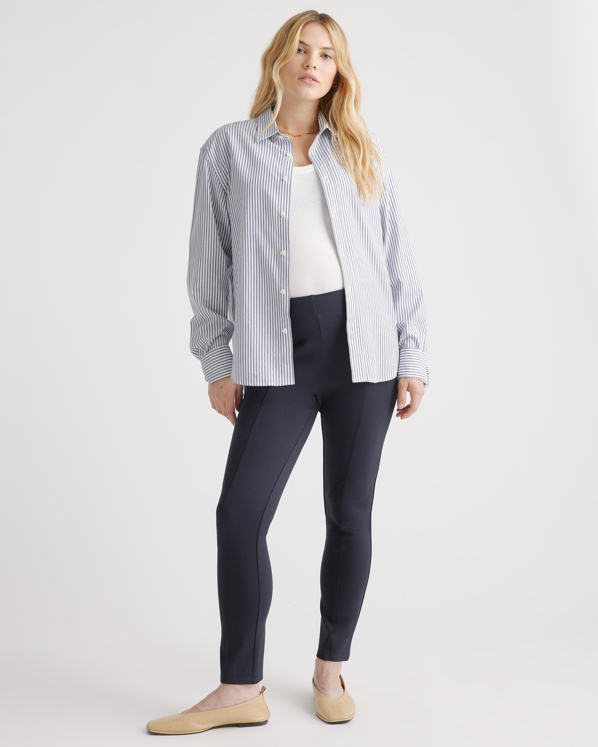 Quince | Women's Ultra-Stretch Ponte Maternity Ankle Pants Rayon Product Image