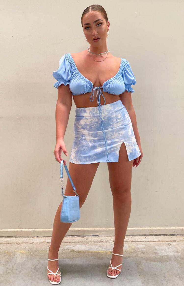 Laura Skirt Tie Dye Denim Baby Product Image