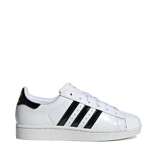 Womens adidas Superstar II Athletic Shoe Core Black / Gold Metallic Product Image