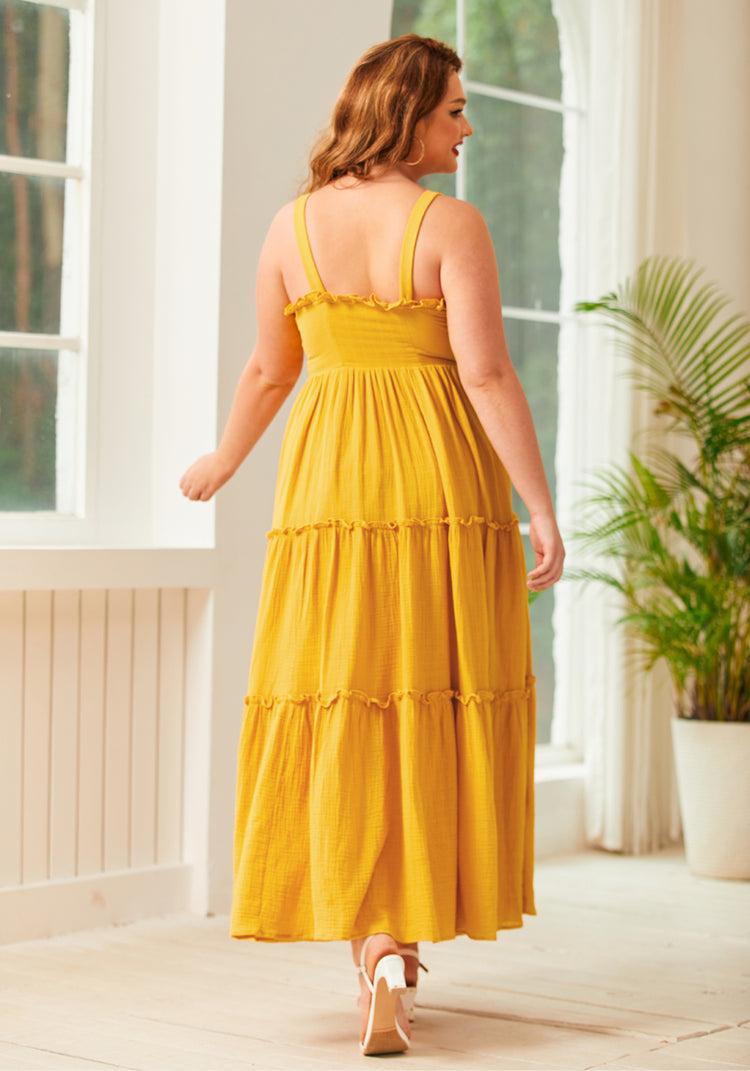 Glimmering Goddess Maxi Dress Product Image