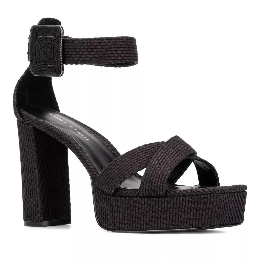 Fashion to Figure Layla Women's Wide Width Dress Sandals,  Product Image