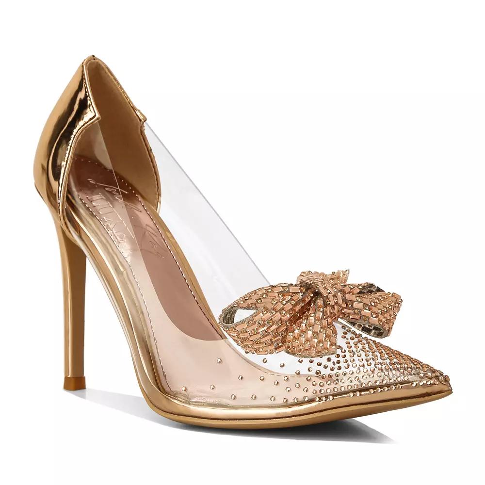 London Rag Erika Women's Heels, Size: 5, Rose Gold Product Image