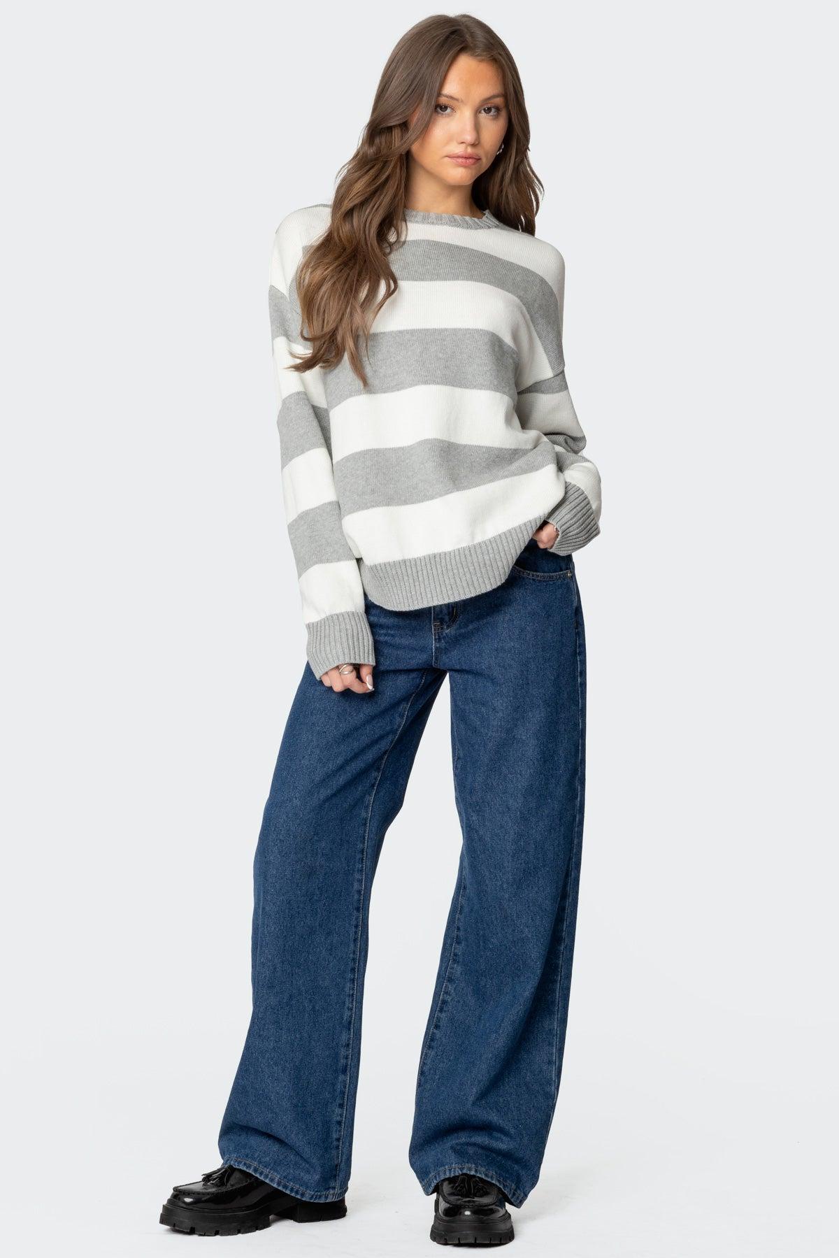 Richie Oversized Striped Sweater Product Image