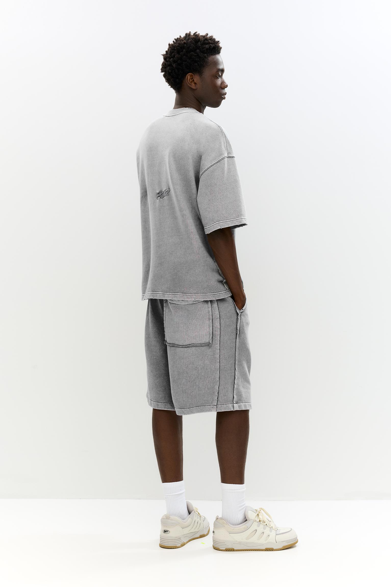 STWD washed Bermuda short sweatpants Product Image