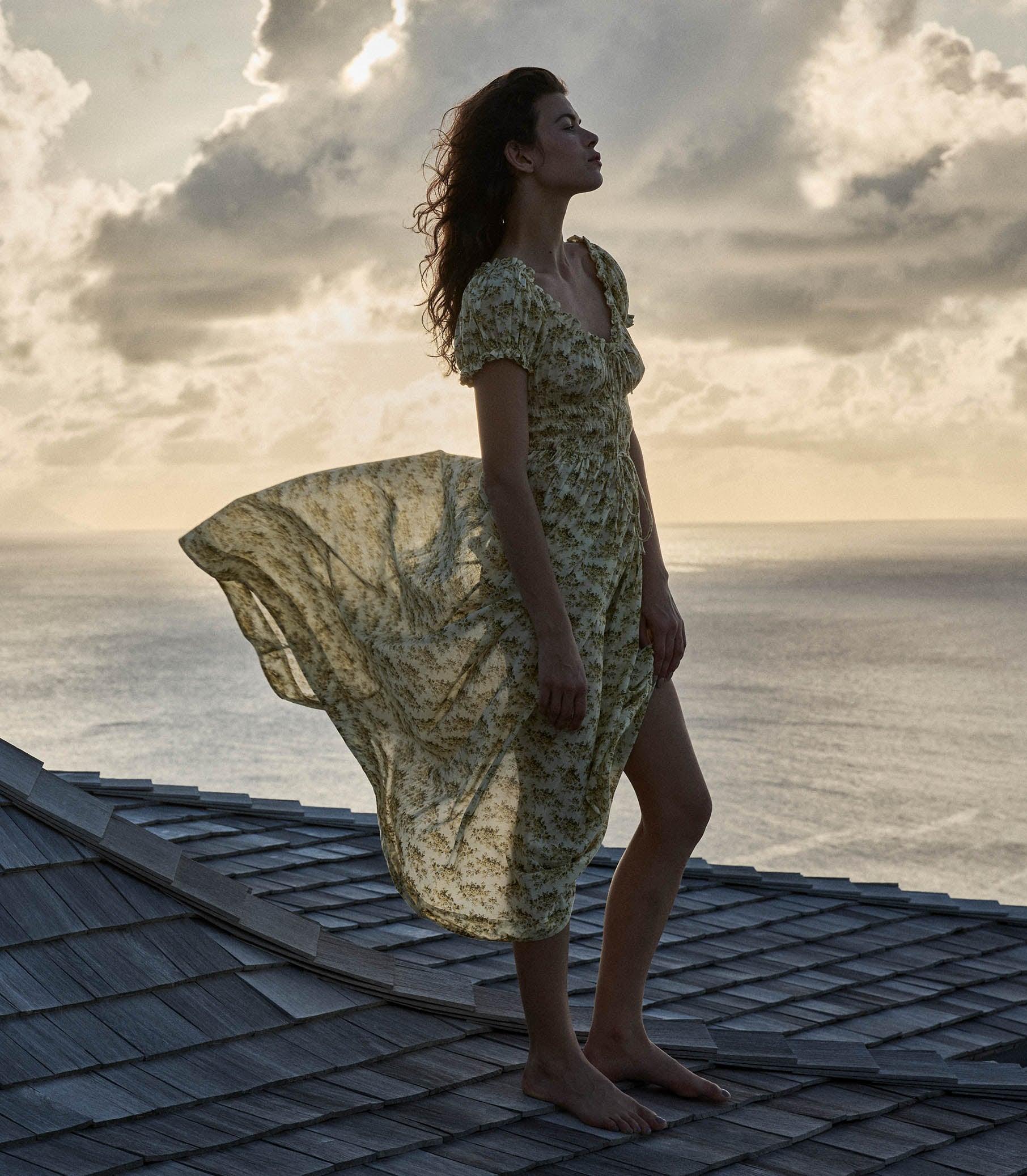 ASHLYNN DRESS -- CITRON ROSIER FLORAL Product Image