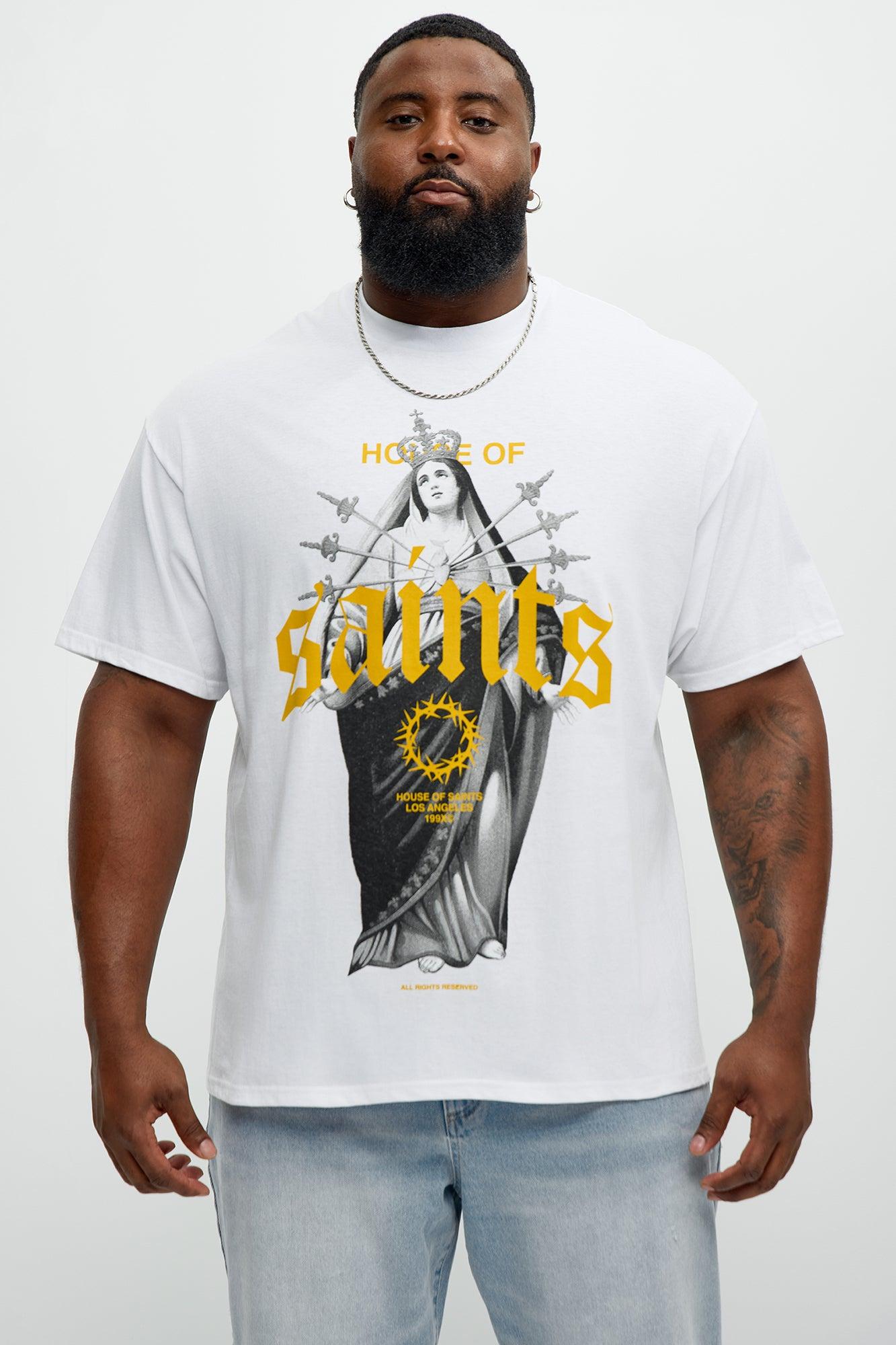 The House Of Saints Short Sleeve Tee - White Product Image