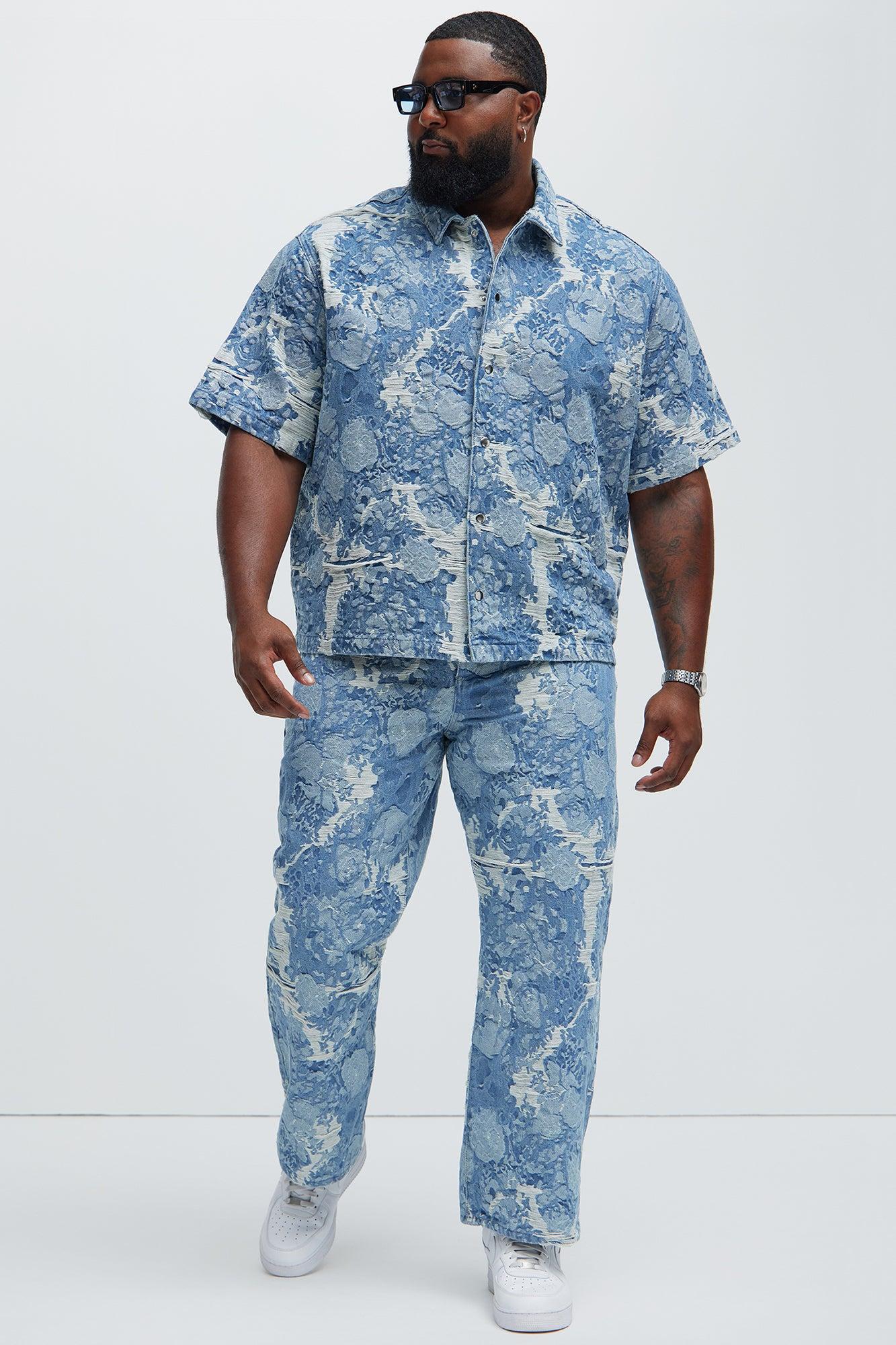 Inspired Straight Jeans - Light Wash Product Image