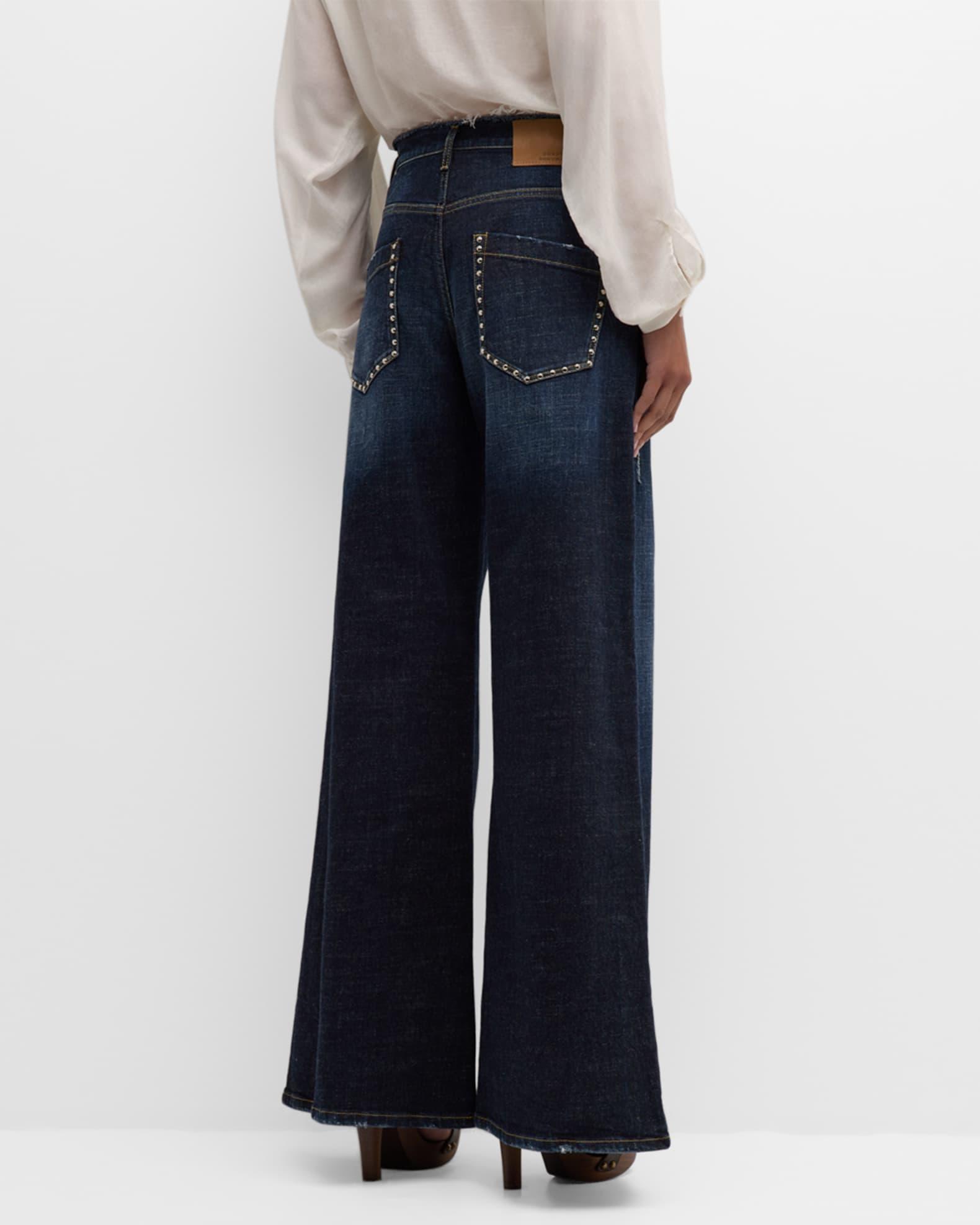 Denim Attraction Stud-Embellished Jeans Product Image