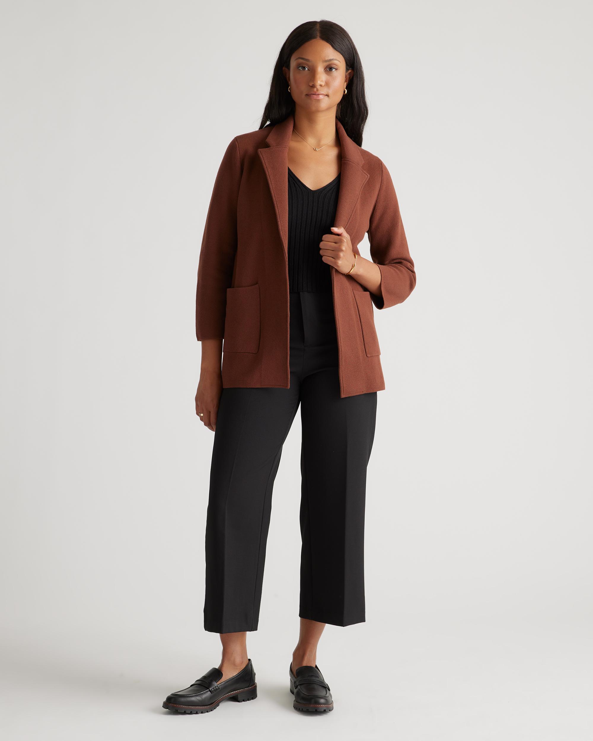 Quince | Women's Knit Blazer Organic Cotton Product Image