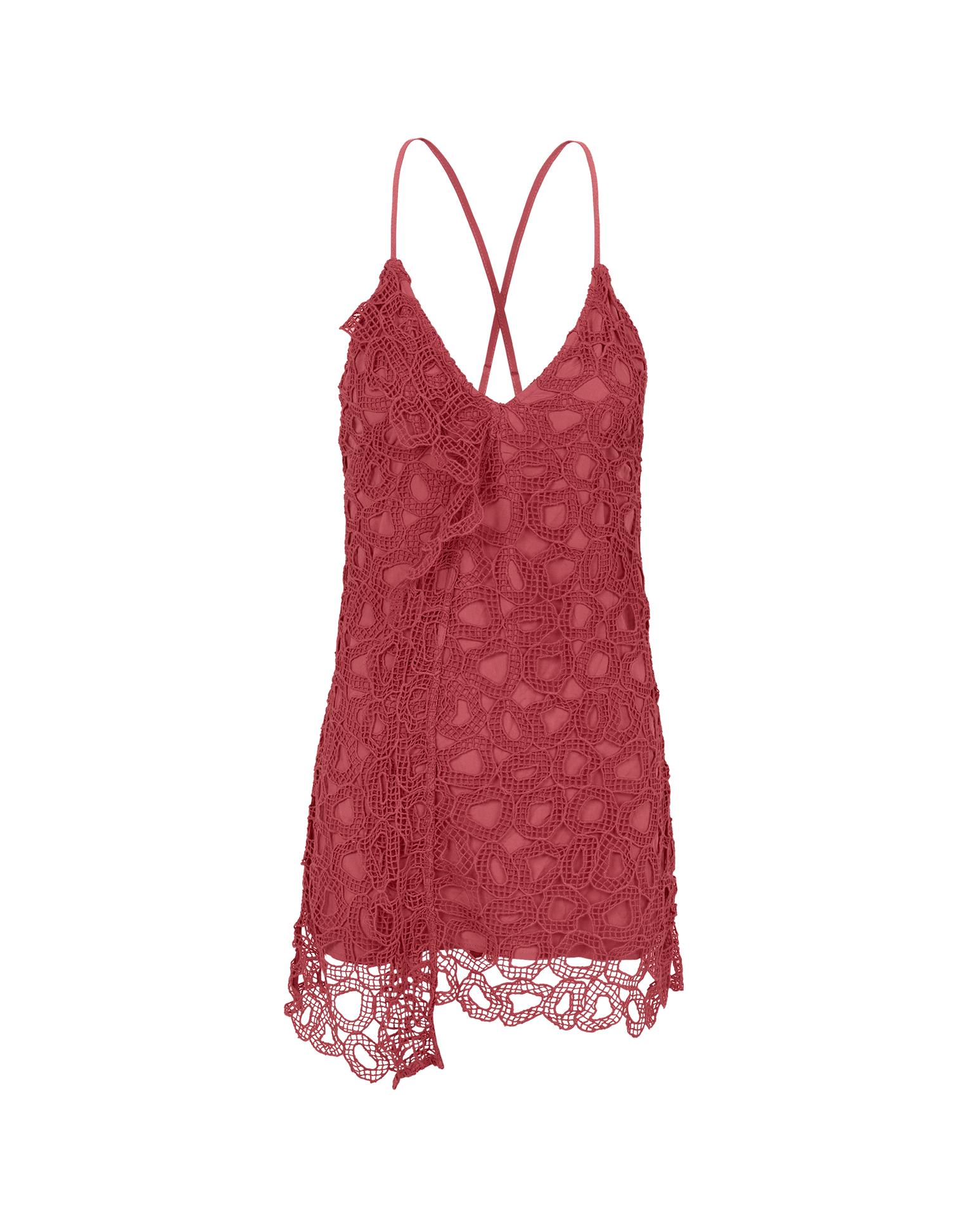 Eyelet Tisa Mini Dress - Primrose Product Image