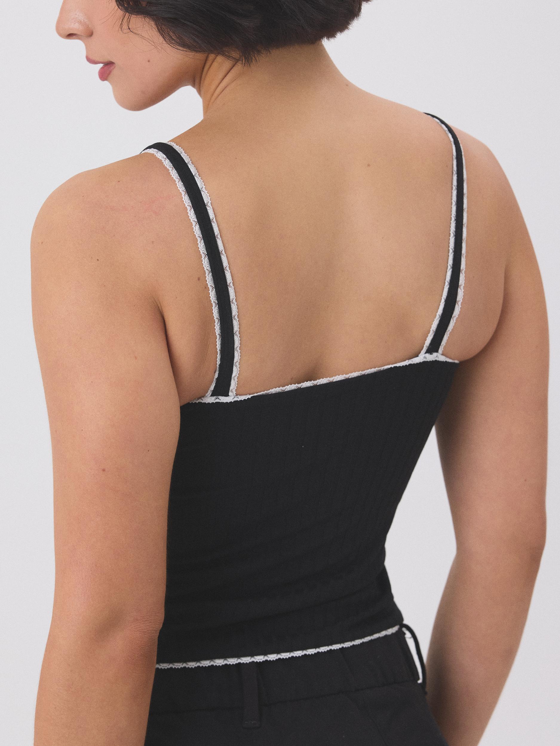Lace Trim Tank Product Image