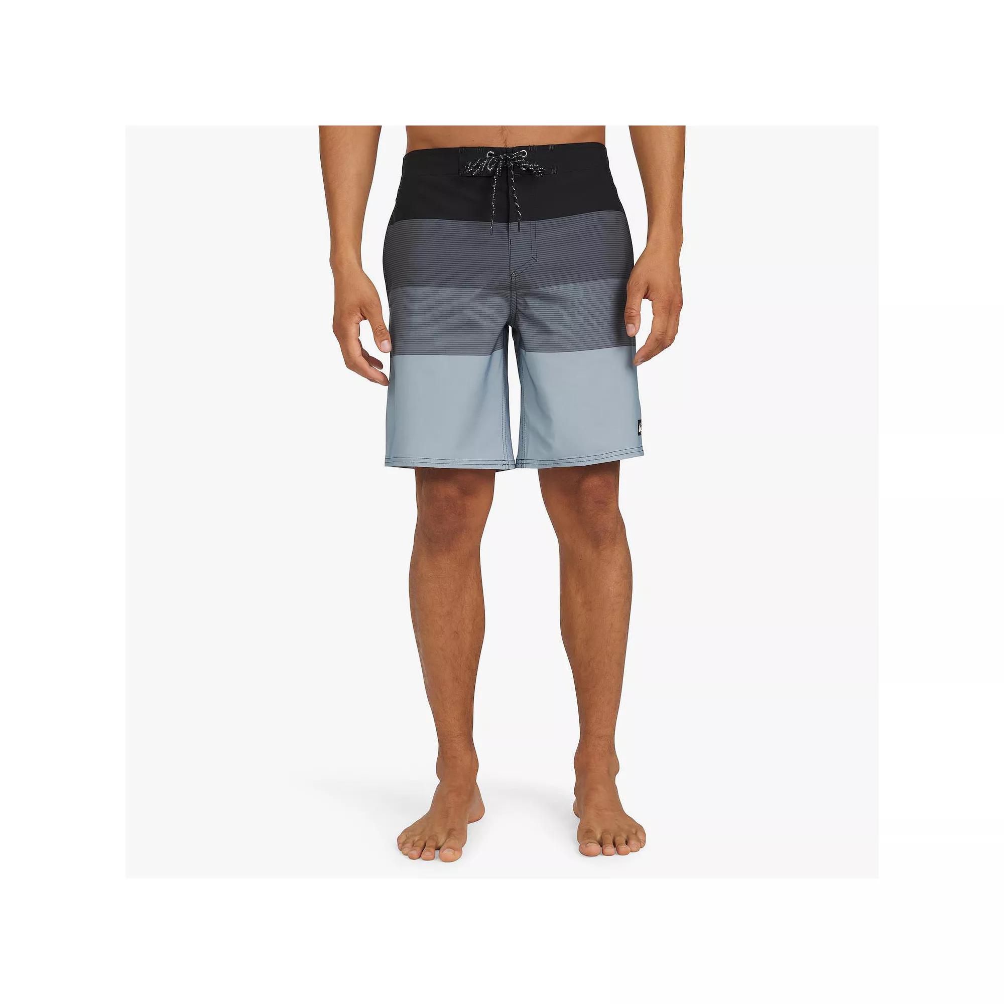 Men's Quiksilver 9.5" Horizon Elastic Waist Boardshorts, Size: Large, Black Product Image