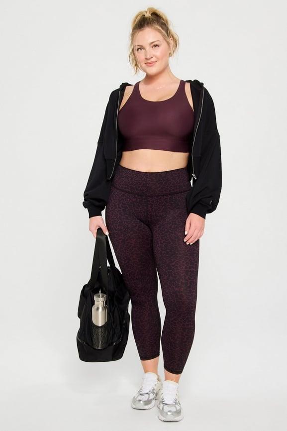 Year Round Terry Cropped Full-Zip Hoodie Product Image