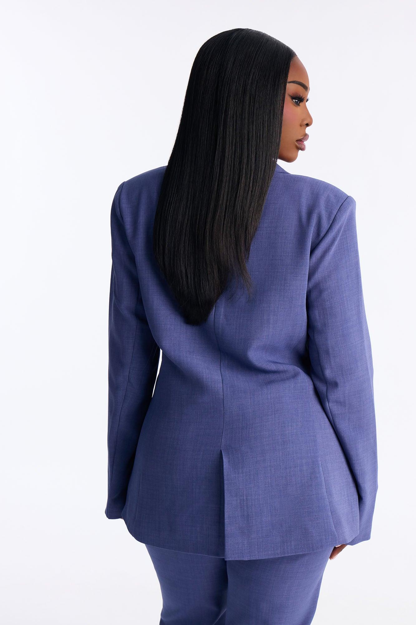 Jessica Double Breasted Blazer - Navy Female Product Image