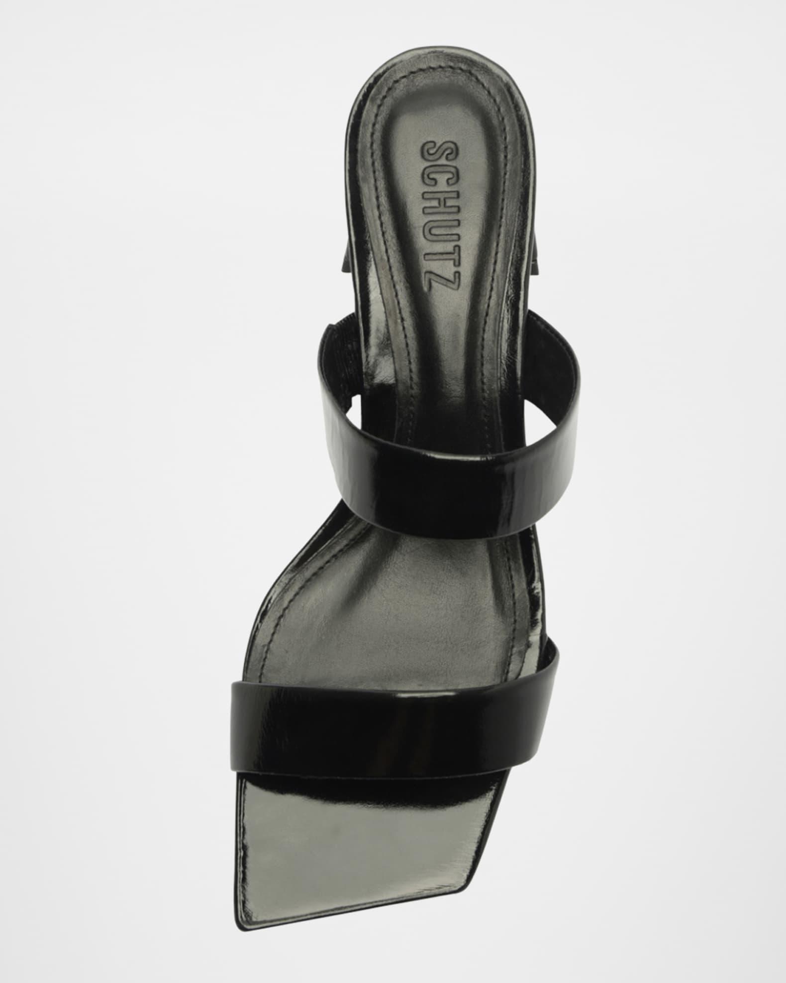 Chantal Patent Two-Band Slide Sandals Product Image