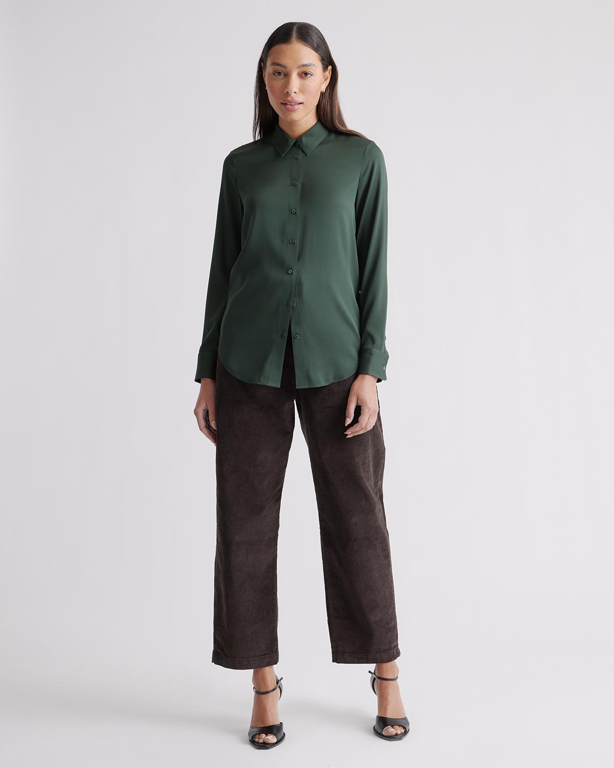Quince | Women's Washable Stretch Silk Blouse Size XS Product Image