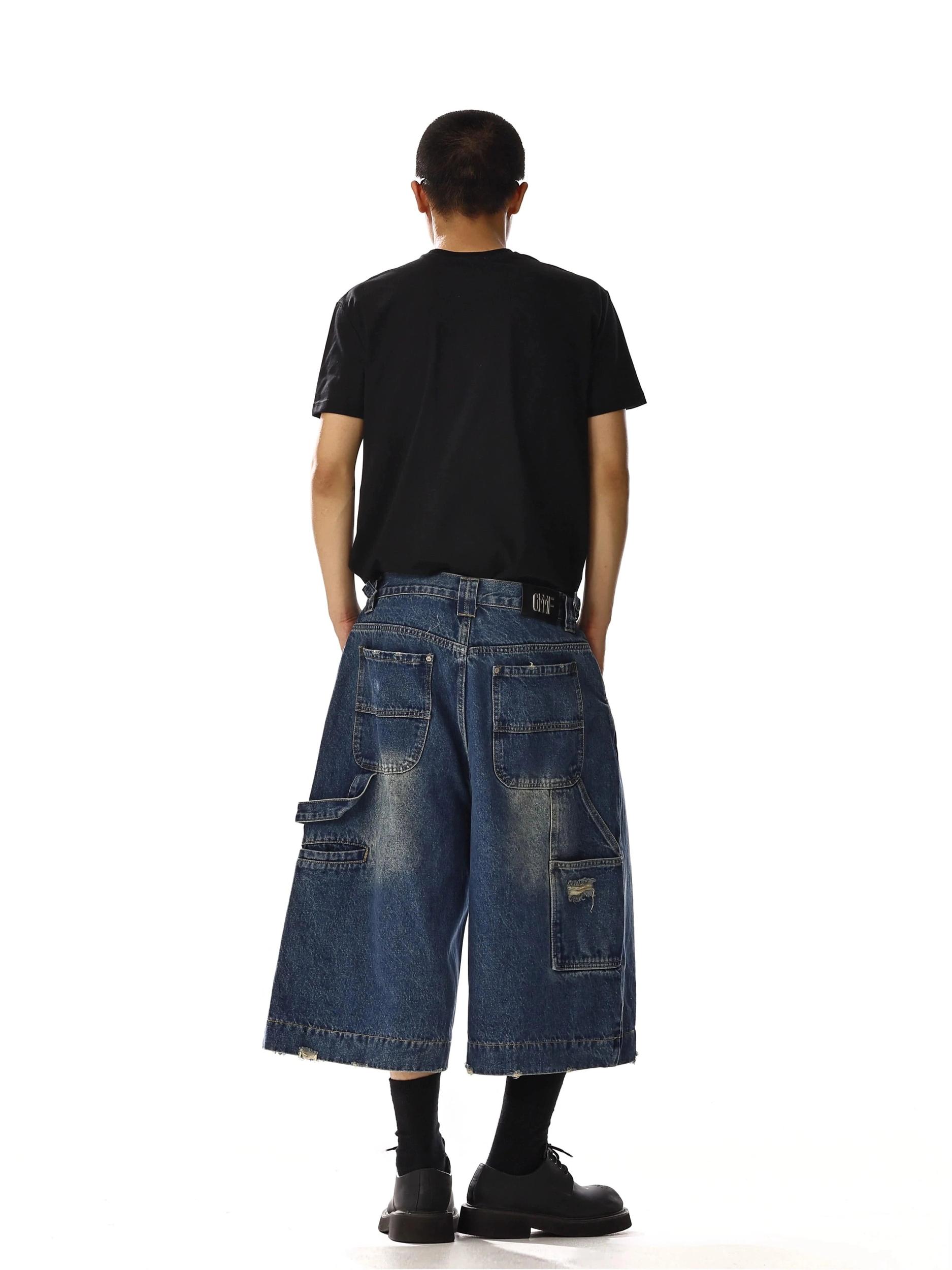 RT No. 18239 CARPENTER DENIM SHORTS Product Image