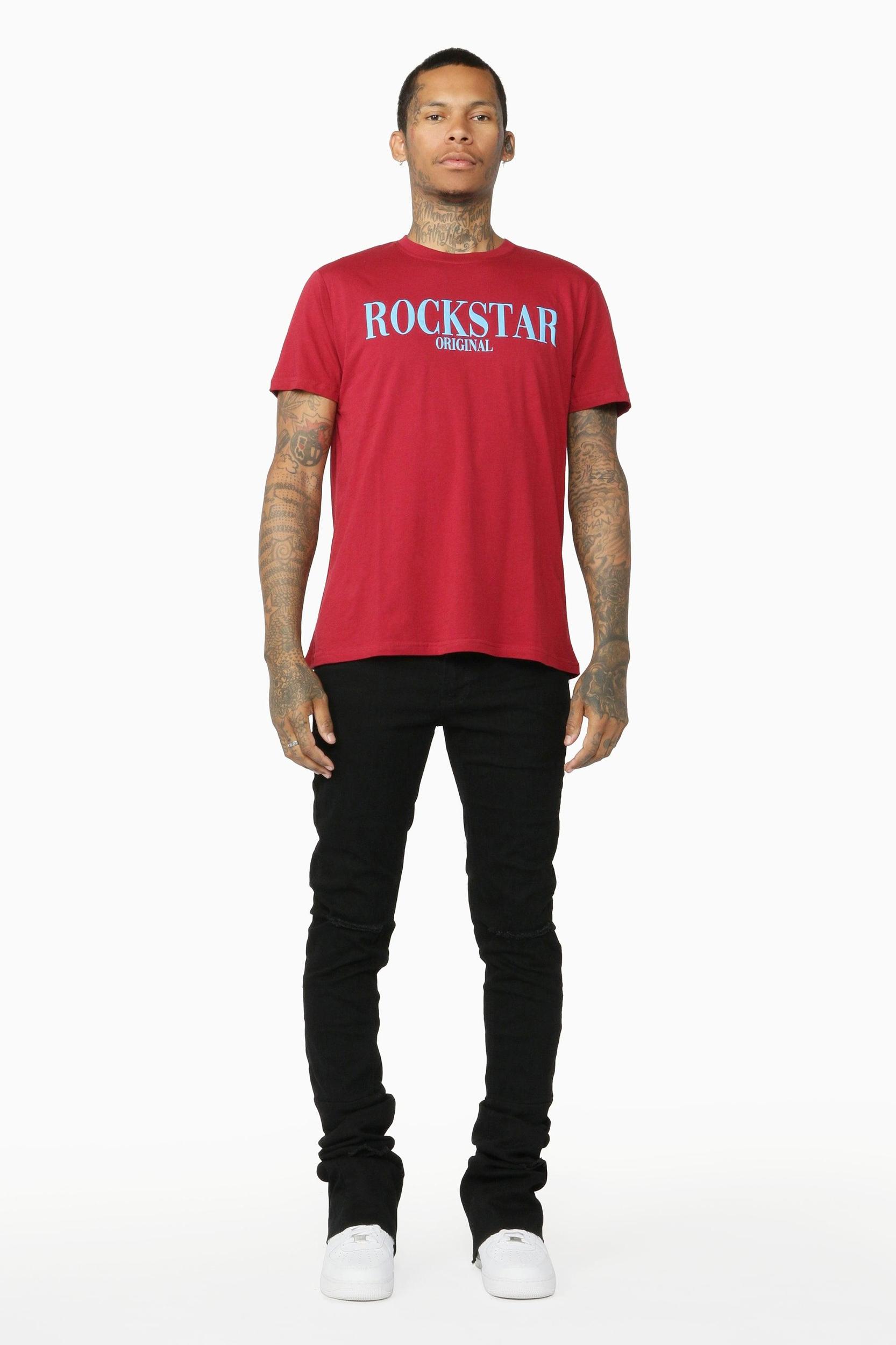 Josiah Black Super Stacked Flare Jean Male Product Image