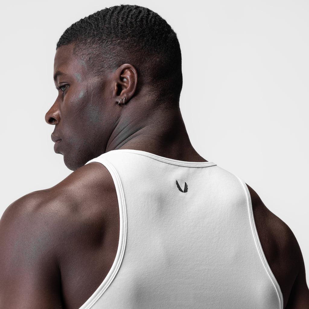 0924. Supima® Essential Slim Tank - White Product Image