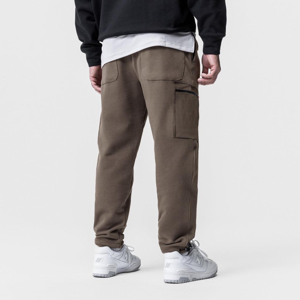 0736. Tech-Terry™ Cinch Cargo Jogger - Deep Taupe Product Image