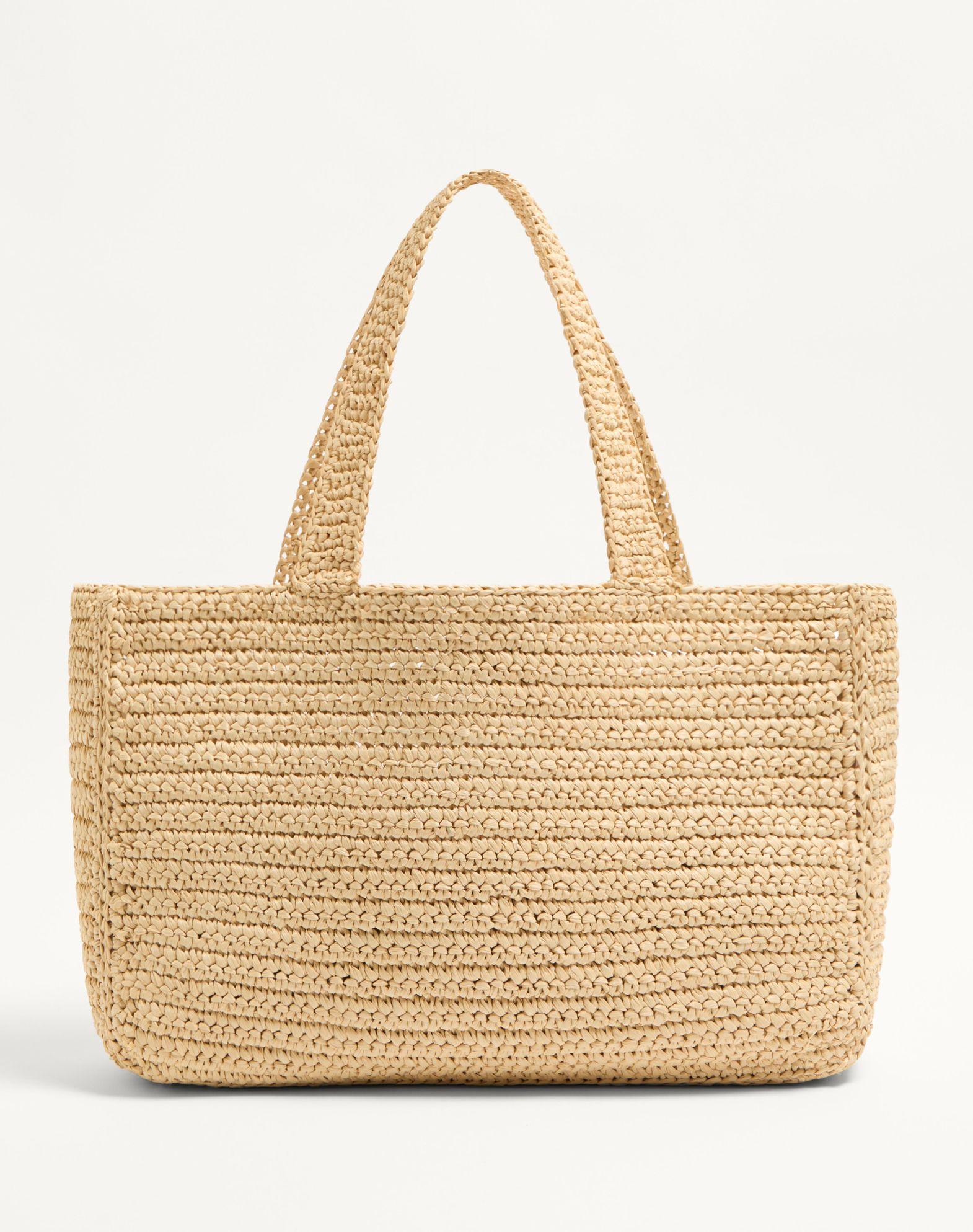 Valentino Garavani Viva Superstar Large Raffia Shopping Bag Product Image