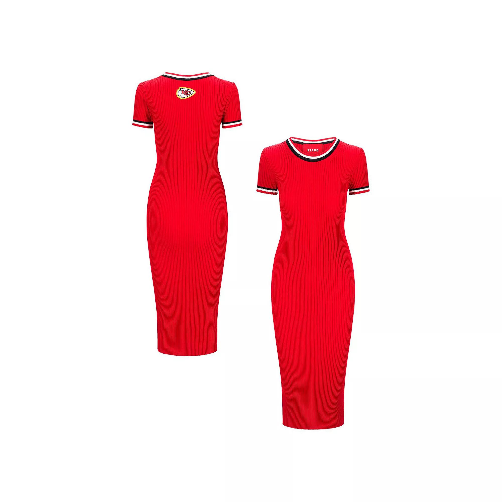 Women's STAUD Red/Black Kansas City Chiefs Colleen Dress,  Product Image