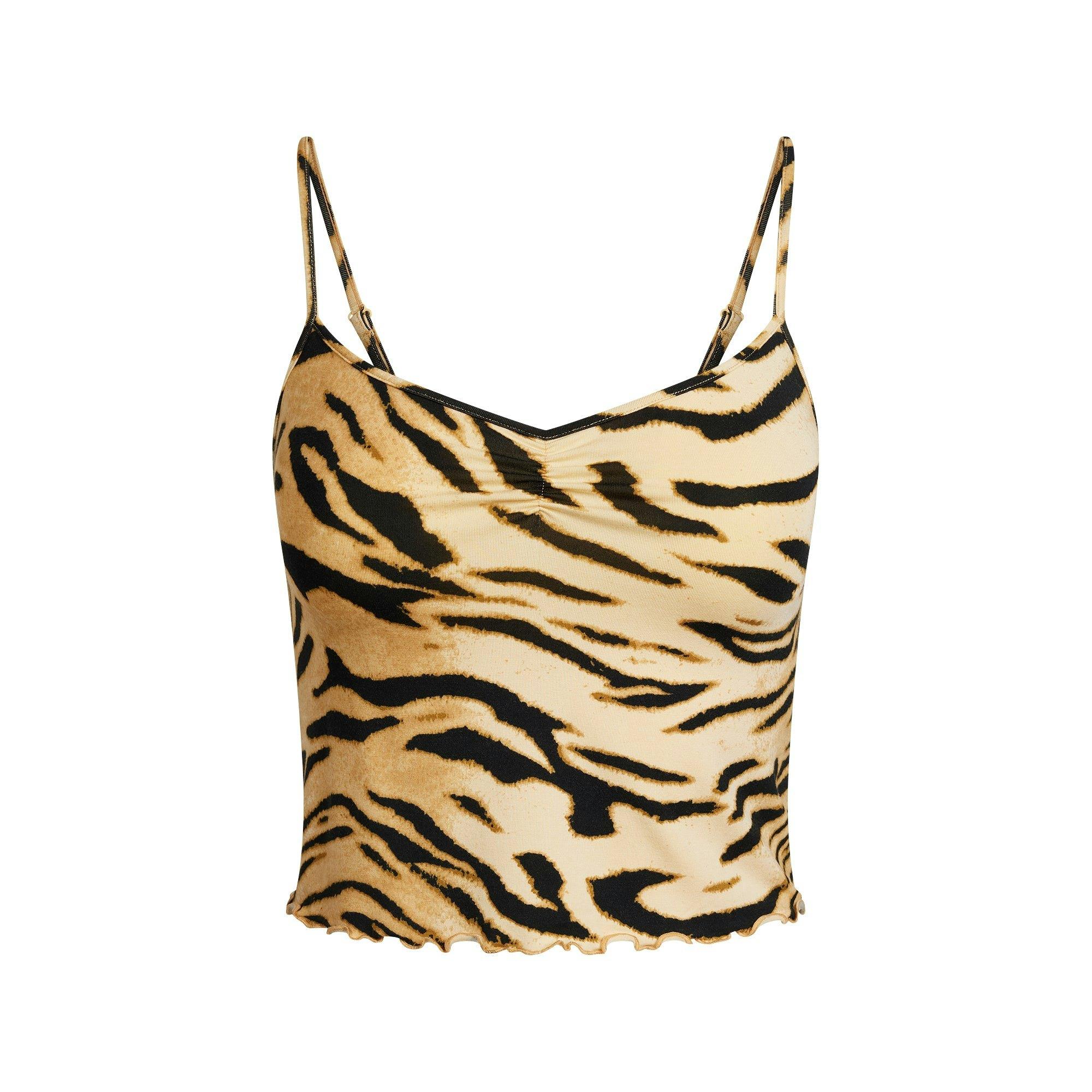 SKIMS SLEEP CAMI SET | BRONZE TIGER PRINT Product Image