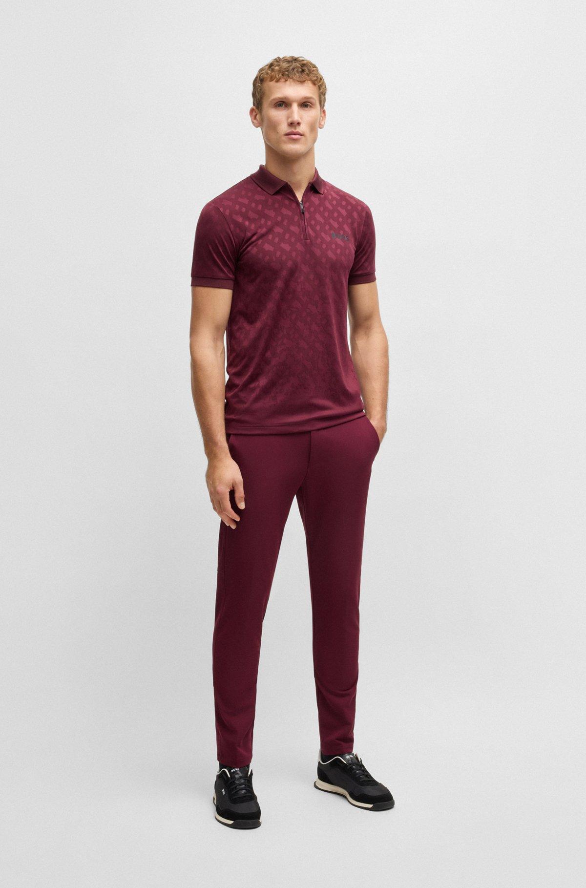 Slim-fit pants in water-repellent stretch fabric Product Image