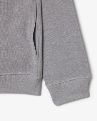 Zip-Up High Neck Interlock Sweatshirt Product Image