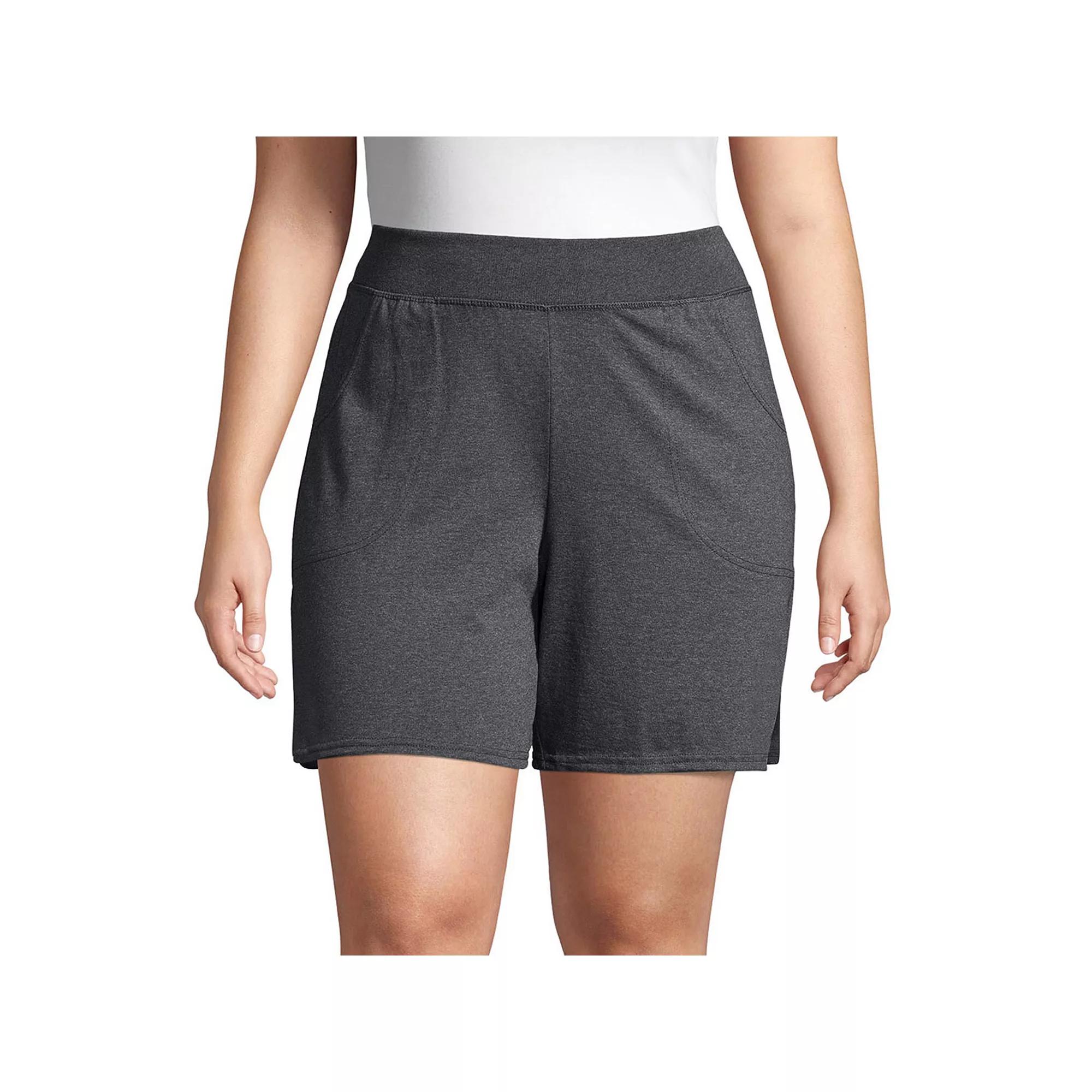 Plus Size Just My Size Pocket Jersey Shorts, Womens Product Image