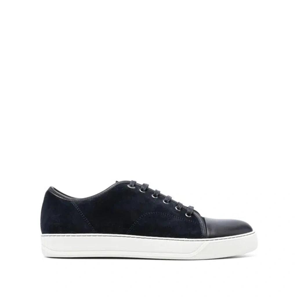 Black DBB1 Suede & Patent Leather Sneakers Product Image