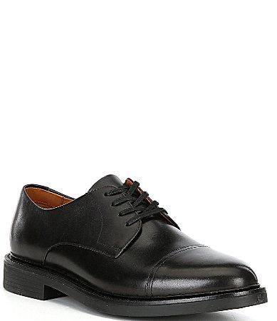 Mens Asher Cap-Toe Leather Oxfords Product Image