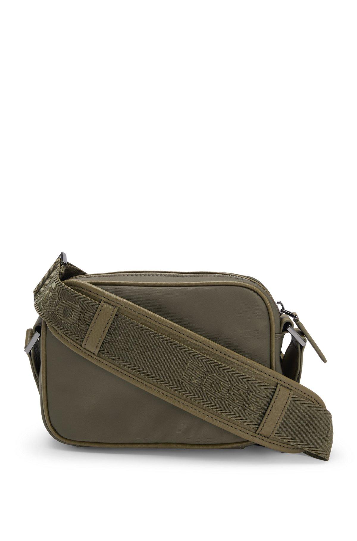 Twill crossbody bag with Double B monogram Product Image
