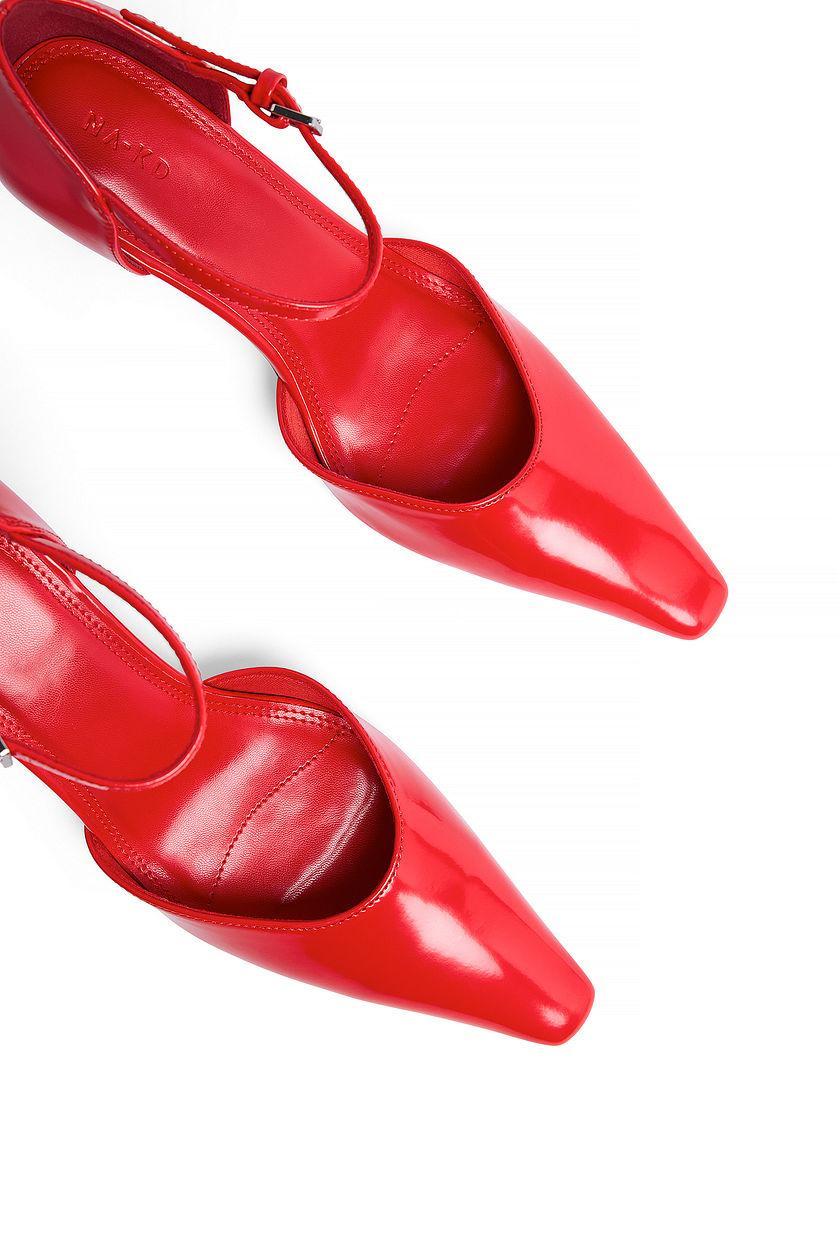 Slim Toe Ankle Strap Pumps Product Image