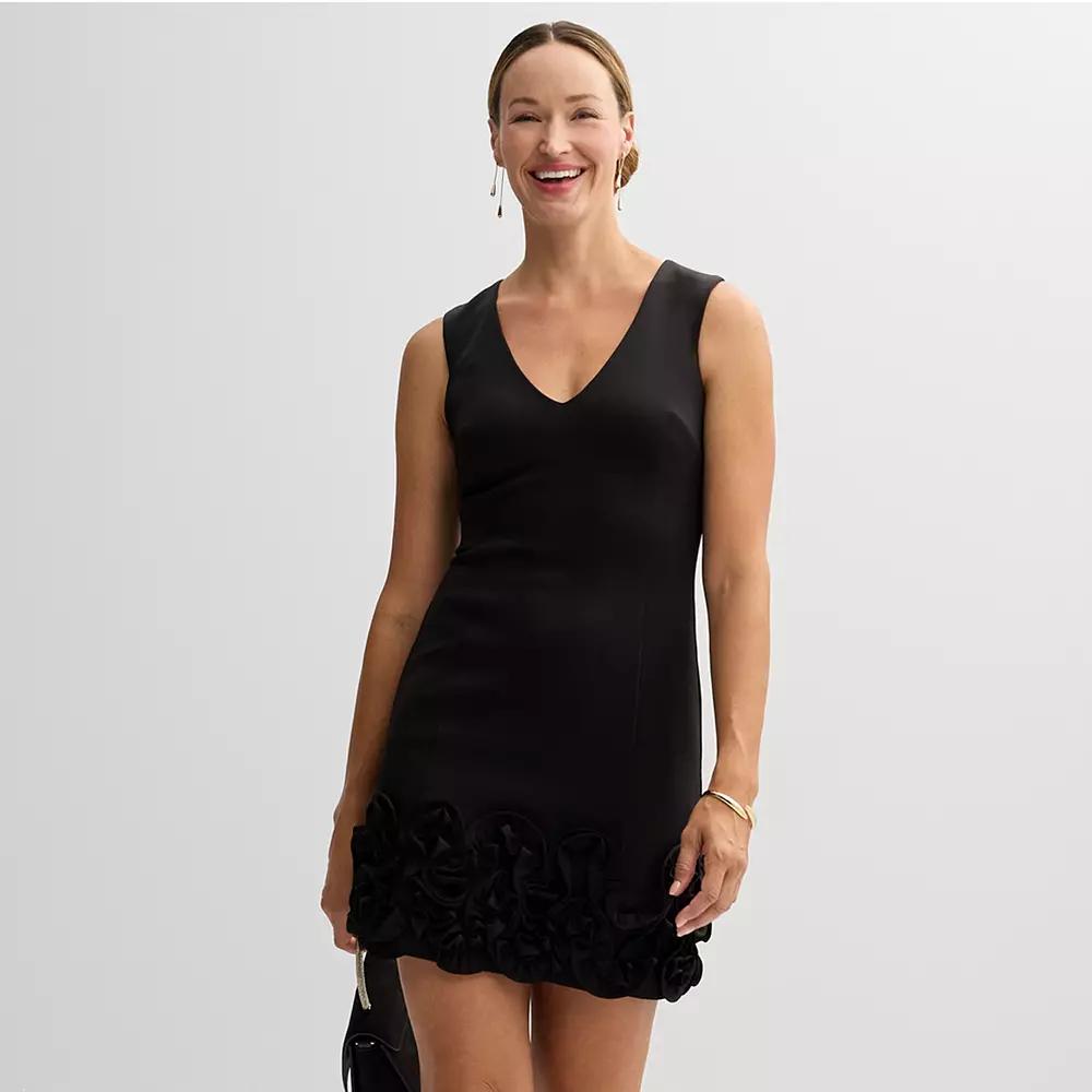 Women's Donna Ricco Sleeveless Mini Dress,  Product Image