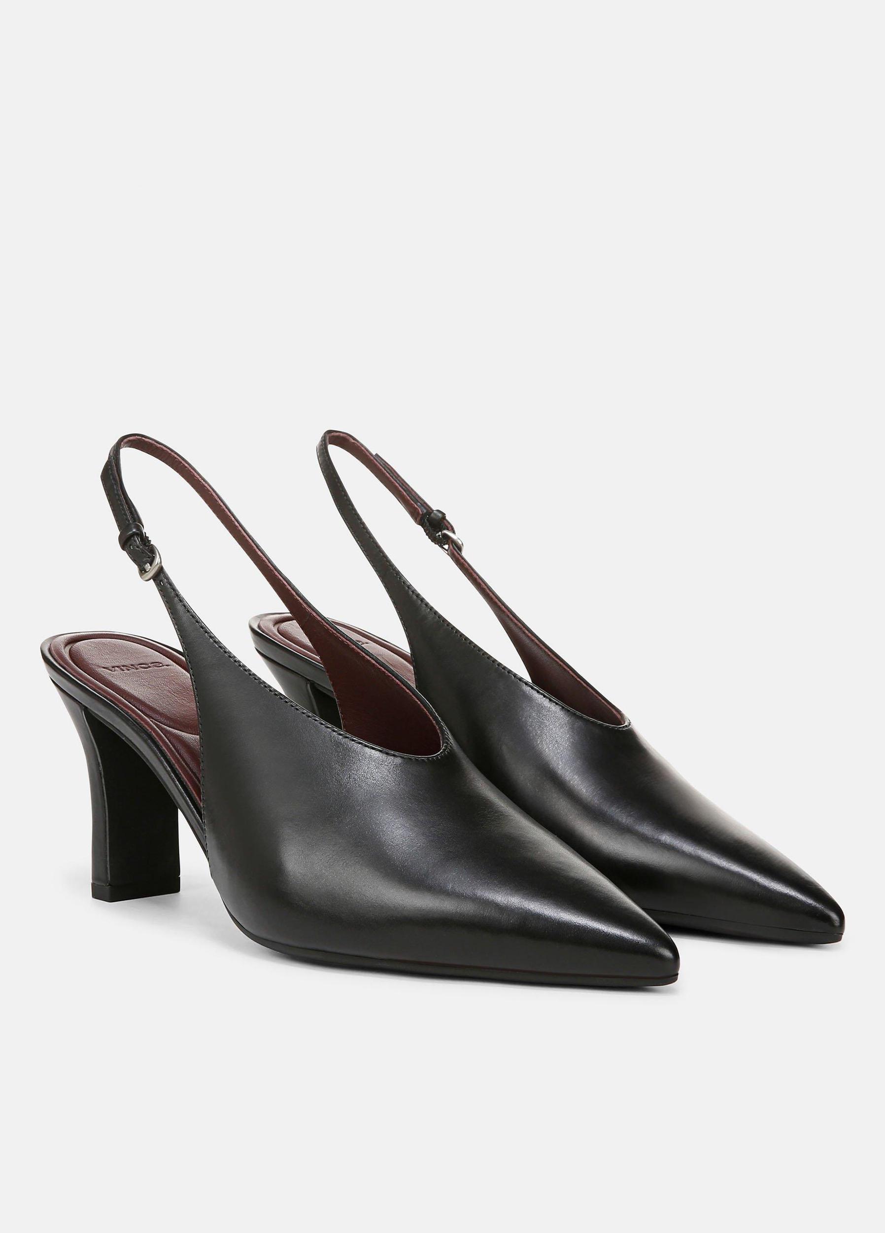 Devi Leather Slingback Pump Product Image