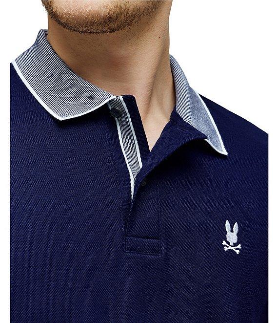 Psycho Bunny Jonas Pique Short Sleeve Polo Shirt Product Image