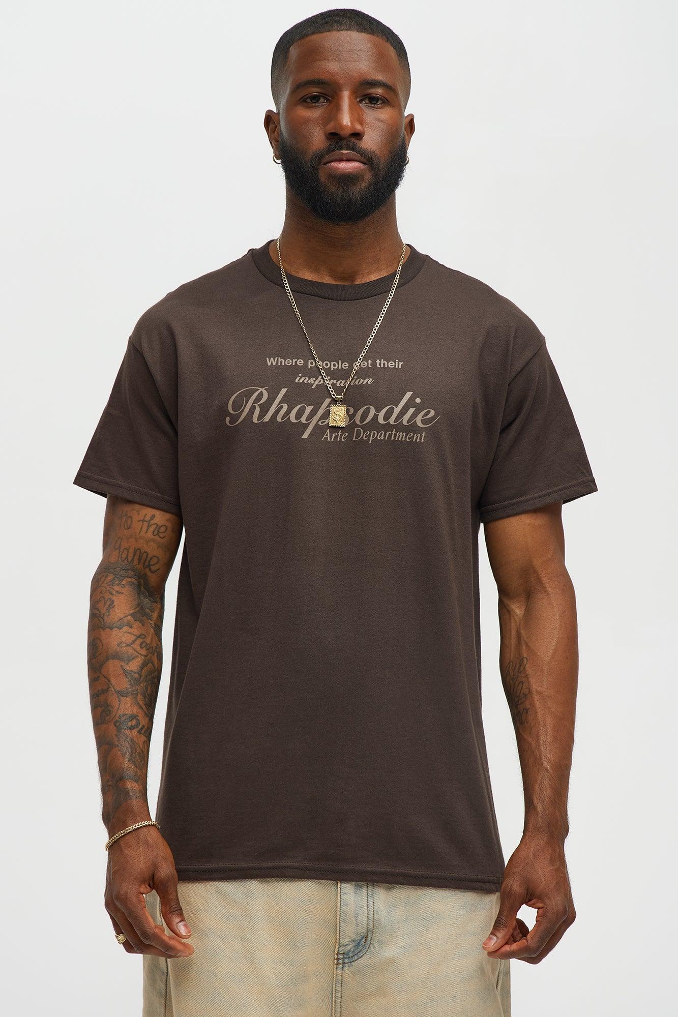 Rhapsodie Art Dept Short Sleeve Tee - Chocolate Male Product Image